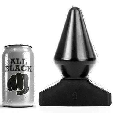 Plug Anale Conico All Black – Piacere e Stretching Sicuro